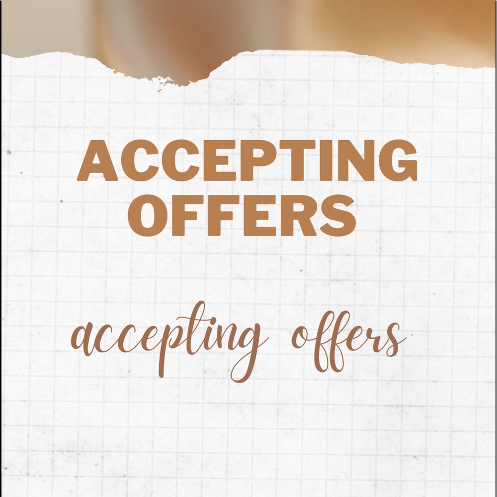 Accepting SERIOUS offers